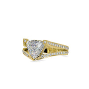 1.25 Carat Triangle Solitaire with Split Band