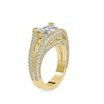 1.25 Carat Triangle Solitaire with Split Band
