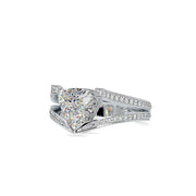 1.25 Carat Triangle Solitaire with Split Band
