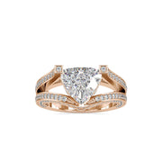 1.25 Carat Triangle Solitaire with Split Band