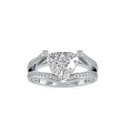 1.25 Carat Triangle Solitaire with Split Band