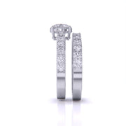 1.5 Carat Scalloped Engagement Ring