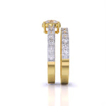 1.5 Carat Scalloped Engagement Ring