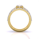 1.5 Carat Scalloped Engagement Ring