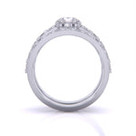 1.5 Carat Scalloped Engagement Ring