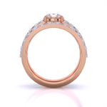 1.5 Carat Scalloped Engagement Ring