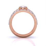 1.5 Carat Scalloped Engagement Ring