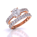 1.5 Carat Scalloped Engagement Ring
