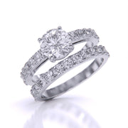 1.5 Carat Scalloped Engagement Ring