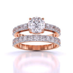 1.5 Carat Scalloped Engagement Ring