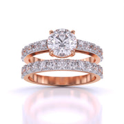 1.5 Carat Scalloped Engagement Ring