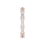 Grid Pattern Lab Grown Diamond Bangle