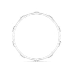 Grid Pattern Lab Grown Diamond Bangle