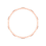 Grid Pattern Lab Grown Diamond Bangle