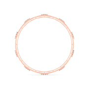 Grid Pattern Lab Grown Diamond Bangle