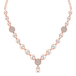 Self Love Round Cut Diamond Necklace