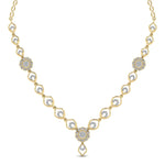 Self Love Round Cut Diamond Necklace