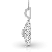 Shimmering Blossom Multi Shapes Lab Grown Diamond Pendant