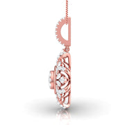Shimmering Blossom Multi Shapes Lab Grown Diamond Pendant