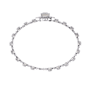 Shimmering Diamond Duet Bracelet