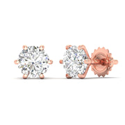 Classic Diamond  Earrings – 2 Carats Each