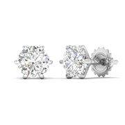 Classic Diamond  Earrings – 2 Carats Each