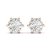 Classic Diamond  Earrings – 2 Carats Each