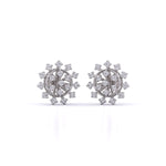 Snowflake Diamond Studs