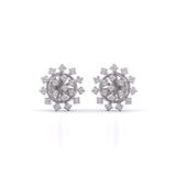Snowflake Diamond Studs