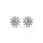Snowflake Diamond Studs