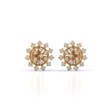 Snowflake Diamond Studs