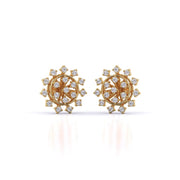 Snowflake Diamond Studs