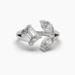 Solitaire Diamond Dual Delights Ring