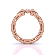 Sleek Solitaire Diamond Ring