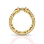 Sleek Solitaire Diamond Ring