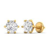 Solitaire Diamond Studs