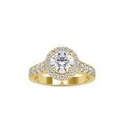1.25 Carat Round Cut Diamond Engagement Ring