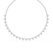 Diamond Floral Necklace