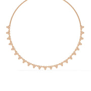 Diamond Floral Necklace