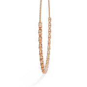 Diamond Floral Necklace