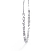 Diamond Floral Necklace