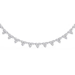 Diamond Floral Necklace