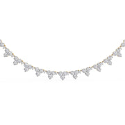 Diamond Floral Necklace