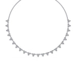 Diamond Floral Necklace