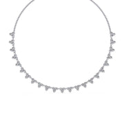 Diamond Floral Necklace