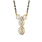 Sparkling Diamond Mangalsutra Pendant