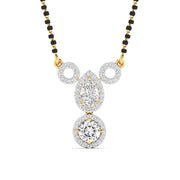 Sparkling Diamond Mangalsutra Pendant