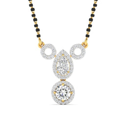 Sparkling Diamond Mangalsutra Pendant