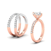 2.07 Carat Sparkling Diamond Wedding Ring