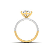 2.07 Carat Sparkling Diamond Wedding Ring